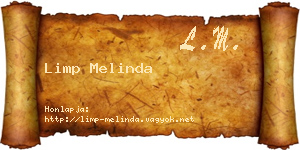 Limp Melinda névjegykártya